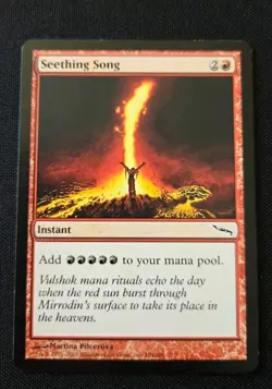 MTG - Seething Song - Mirrodin - Moderately Played Common #104 Non Foil - Image 1
