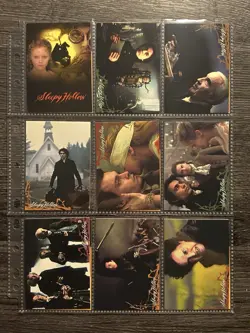 Sleepy Hollow Complete Trading Card Base Set By Inkworks 1999 Tim Burton Movie - Image 2
