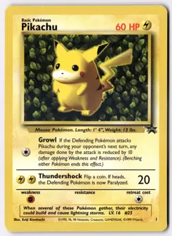 Pokemon Card - Ivy Pikachu #1 Wizards Black Star Promos 1/53 Promo - Near Mint - Image 1