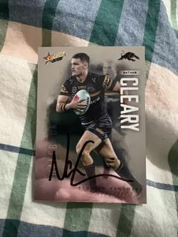 Signed Nathan Cleary Penrith Panthers 2026 NRL Select Silver Card - Image 1