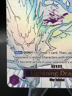 OP15-077 Lightning Dragon Alt Art One Piece Card Game TCG - Image 5