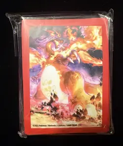 Pokemon Charizard Ultra Premium Card Deck Sleeves 65ct Pack Brand New Sealed - Image 1