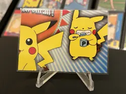 Pokemon Topps Pikachu Puzzle Piece P04 Of 6 Card Non Holo - Image 1