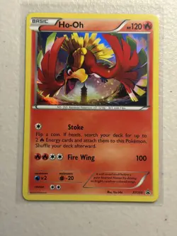 Pokemon TCG Ho-Oh XY153 Promo Holo Rare English Card 120 HP Collectible - Image 1