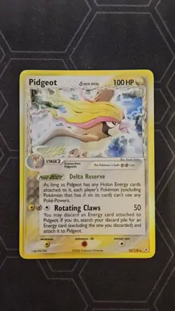 Pidgeot 14/110 Holo Pokemon Card LP - Image 1