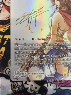 Final Fantasy TCG Card - Yuna Signature - Dreamlike Oceans Foil - 28-111H - Image 5