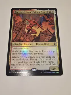 Daredevil, Man Without Fear Marvel Super Heroes Foil - Image 1