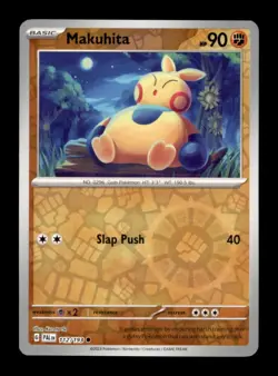 Pokemon TCG Pokemon Makuhita Common Reverse Holo - Image 1