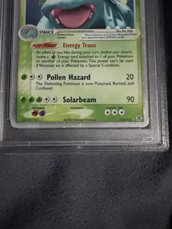 2004 POKEMON EX VENSUAR EX-HOLO FIRE RED & LEAF GREEN EX PSA 5 CERT: 155342686 - Image 3