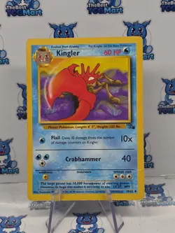 Kingler 38/62 - Fossil - Pokemon HP - Image 1
