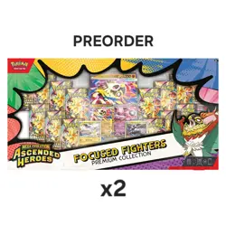 Ascended Heroes 2-LOT Focused Fighters Preorder Confirmed Factory Sealed Pokemon - Image 1