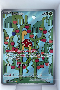 Shuckle 136/132 Me01: Mega Evolution Illustration Rare Holo Eng Pokemon TCG NM - Image 1