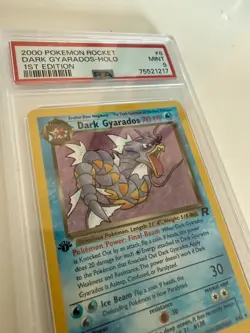 Pokemon Dark Gyarados 8/82 Holo Team Rocket 1st Edition PSA 9 Mint - Image 3