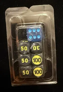 Pokemon Mega Evolutions ETB 7 Dice Set New - Image 1