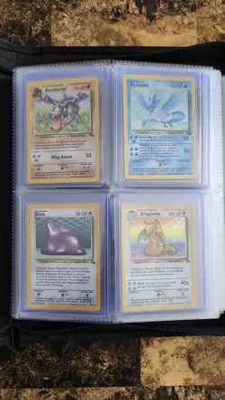 Pokemon Fossil 100% Complete Master Set 62/62 (NM) WOTC Vintage 1999 Top Loaded - Image 1