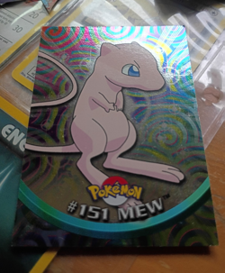 Pokemon Topps TV Animation Edition Mew #151 Holo Holographic English 1999 - Image 1