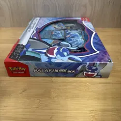 NEW FACTORY SEALED POKEMON TCG SCARLET & VIOLET PALAFIN EX BOX READ - Image 5