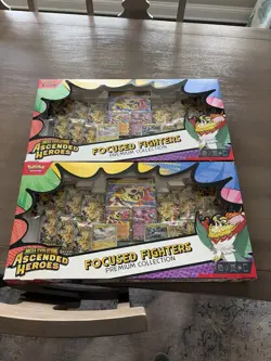 Pokemon Ascended Heroes Focused Fighters Premium Collection Box Lot of 2 English - Image 1