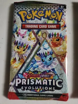 Pokemon TCG Prismatic Evolutions Booster Pack x 1 Factory Sealed Random Art - Image 2