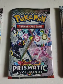 Pokemon TCG Prismatic Evolutions Booster Pack x 1 Factory Sealed Random Art - Image 4