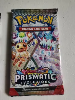 Pokemon TCG Prismatic Evolutions Booster Pack x 1 Factory Sealed Random Art - Image 5