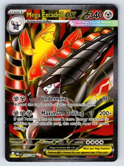 MEGA EXCADRILL EX 103/084 PITCH BLACK HOLO - Image 1