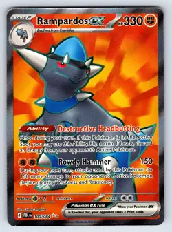 RAMPARDOS EX 100/084 PITCH BLACK HOLO - Image 1