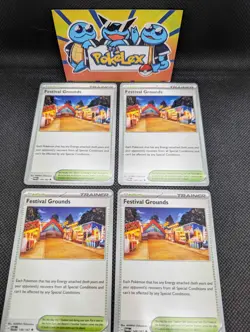 4 x Festival Grounds - 149/167 Twilight Masquerade - Trainer Playset - Pokemon - Image 1