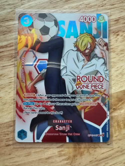 Sanji - Round1 X One Piece Card Game OP15-047 English Promo Card - Image 1