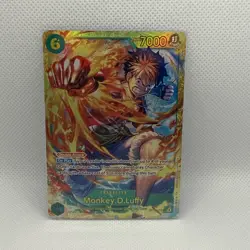 Monkey D. Luffy OP13-118 SEC Secret Rare Carrying On His Will One Piece TCG NM - Image 1