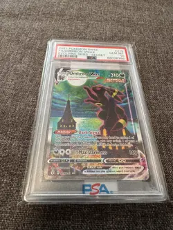 Pokemon 2021 Umbreon VMAX 215/203 Alt Art Evolving Skies PSA 10 Moonbreon - Image 1