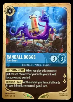 Randall Boggs Scary Smart - Promo League 14/P4 - Lorcana Attack Of The Vine - Image 1