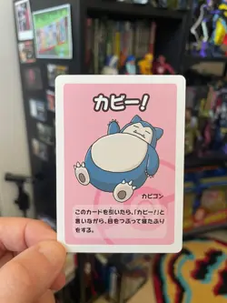 Pokemon Old Maid Snorlax Japanese Pokemon Center Exclusive NM - Image 1