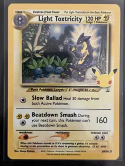 Light Toxtricity SWSH137 Sword & Shield Promo Holo Pokemon TCG Nintendo M9288 - Image 1