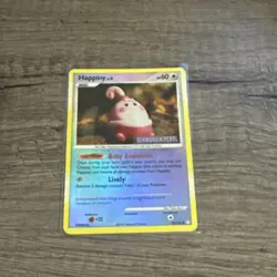Pokemon TCG Diamond & Pearl Happiny 52/123 Stamped Reverse Holo Card - Image 1