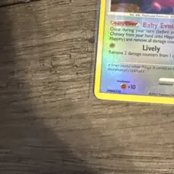 Pokemon TCG Diamond & Pearl Happiny 52/123 Stamped Reverse Holo Card - Image 5