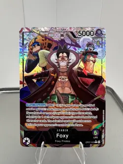 ENGLISH Foxy Alt Art OP07-059 L 500 Years in the Future ONE PIECE Card Game NM - Image 1