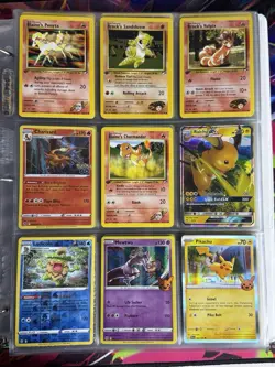 Pokemon Card Binder GX EX Full Art Charizard Vintage Modern Lot No Resserve - Image 3