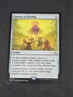 Banner Of Kinship FDN MTG Regular NM Foundations Magic The Gathering Card - Image 3
