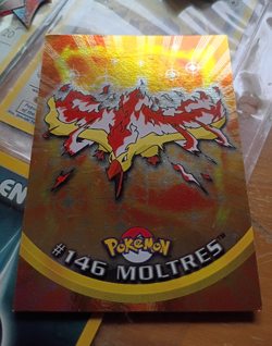 Topps Pokemon TV Animation Edition Moltres #146 Holo Trading Card English - Image 1