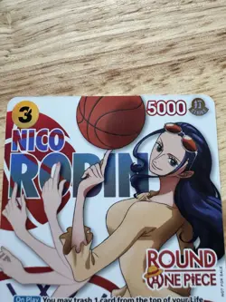 Nico Robin One Piece card game ROUND 1 Promo EB03-054 English - Image 4