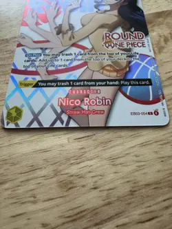 Nico Robin One Piece card game ROUND 1 Promo EB03-054 English - Image 5