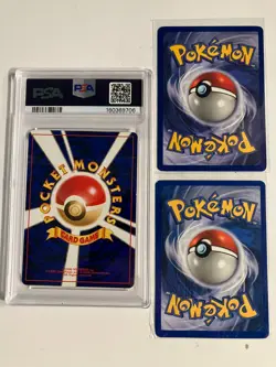 Vintage Poke PSA Near Mint BANNED Japanese Jynx plus two Jynx bonus cards - Image 2