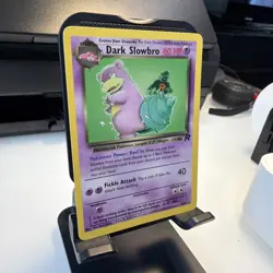 Dark Slowbro 29/82 Team Rocket Unlimited Non-Holo Rare Pokemon Card DMG - Image 2