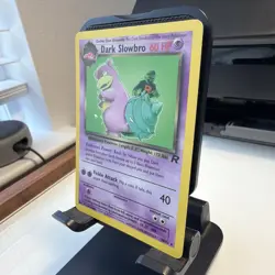 Dark Slowbro 29/82 Team Rocket Unlimited Non-Holo Rare Pokemon Card DMG - Image 3