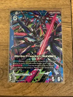 Gundam Card Game - Strike Freedom Gundam LR+ - GD05-002 Freedom Ascension - Image 1