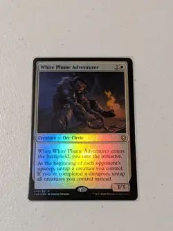 MTG White Plume Adventurer (Foil) Battle for Baldur's Gate NM - Image 1