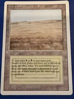 MTG Savannah Revised Edition Regular Dual Land MP/HP - Image 1