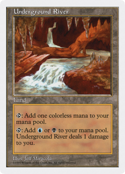 Underground River (MP) Fifth Edition 5ED Magic MTG - Image 1