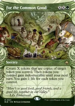 MTG For the Common Good (Showcase) NON FOIL NM R 321 Bloomburrow - Image 1